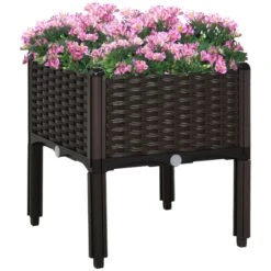 Outsunny Hochbeet In Rattan-Optik Dunkelbraun 40 X 40 X 44 Cm (LxBxH) | Kräuterbeet Pflanzkasten Blumenkasten Gartenbeet 11 Outsunny Hochbeet In Rattan-Optik Dunkelbraun 40 X 40 X 44 Cm (LxBxH) | Kräuterbeet Pflanzkasten Blumenkasten Gartenbeet -OUTSUNNY Verkäufe 8600336600 845 290 prod 006
