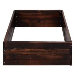 Outsunny Quadratisches Hochbeet Dunkelbraun 60 X 60 X 23 Cm (LxBxH) | Kräuterbeet Pflanzkasten Gemüsebeet Blumenbeet -OUTSUNNY Verkäufe 8600336600 845 295 prod 003