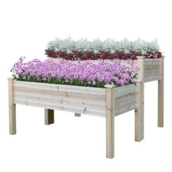 Outsunny Hochbeet 2 Stufen Natur 114 X 115 X 76 Cm (BxTxH) | Kräuterbeet Pflanzkasten Blumenkasten Gartenbeet 8 Outsunny Hochbeet 2 Stufen Natur 114 X 115 X 76 Cm (BxTxH) | Kräuterbeet Pflanzkasten Blumenkasten Gartenbeet -OUTSUNNY Verkäufe 8600336600 845 321 prod 003