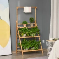 Outsunny Pflanzentreppe Mit 3 Stufen Natur 70 X 40 X 103-143 Cm (BxTxH) | Blumenregal Blumenbank Blumentreppe Blumenständer 9 Outsunny Pflanzentreppe Mit 3 Stufen Natur 70 X 40 X 103-143 Cm (BxTxH) | Blumenregal Blumenbank Blumentreppe Blumenständer -OUTSUNNY Verkäufe 8600336600 845 434 prod 004