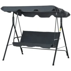 Outsunny Hollywoodschaukel Mit Neigungsverstllbaren Sonnendach Bunt 172L X 120B X 153H Cm | Hollywoodschaukel Gartenschaukel -OUTSUNNY Verkäufe 8600336600 84A 054V02GY prod 003