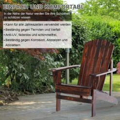 Outsunny Gartenstuhl Aus Massivholz 97 X 72,5 X 93 Cm (BxTxH) | GartensesselBalkonstuhl Holzstuhl Gartenmöbel 11 Outsunny Gartenstuhl Aus Massivholz 97 X 72,5 X 93 Cm (BxTxH) | GartensesselBalkonstuhl Holzstuhl Gartenmöbel -OUTSUNNY Verkäufe 8600336600 84B 285BN prod 006