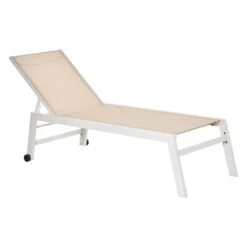 Outsunny Gartenliege Mit Verstellbarer Rückenlehne 169 X 65 X 102 Cm (LxBxH) | Sonnenliege Relaxliege Klappbare Strandliege