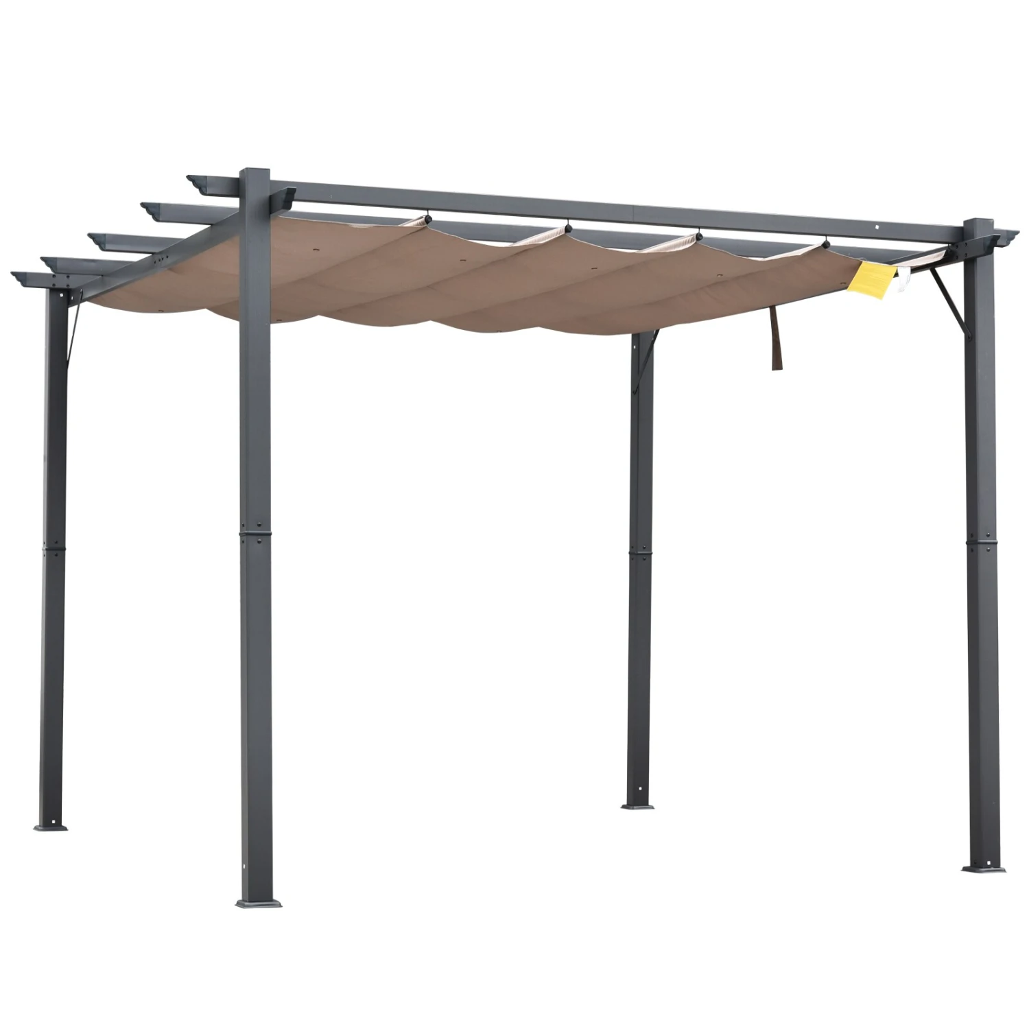 Outsunny Pergola Mit Schiebedach 300 X 300 X 223 Cm (LxBXH) | Pavillon Terrassenüberdachung Vordach Sonnenschutz 1 Outsunny Pergola Mit Schiebedach 300 X 300 X 223 Cm (LxBXH) | Pavillon Terrassenüberdachung Vordach Sonnenschutz