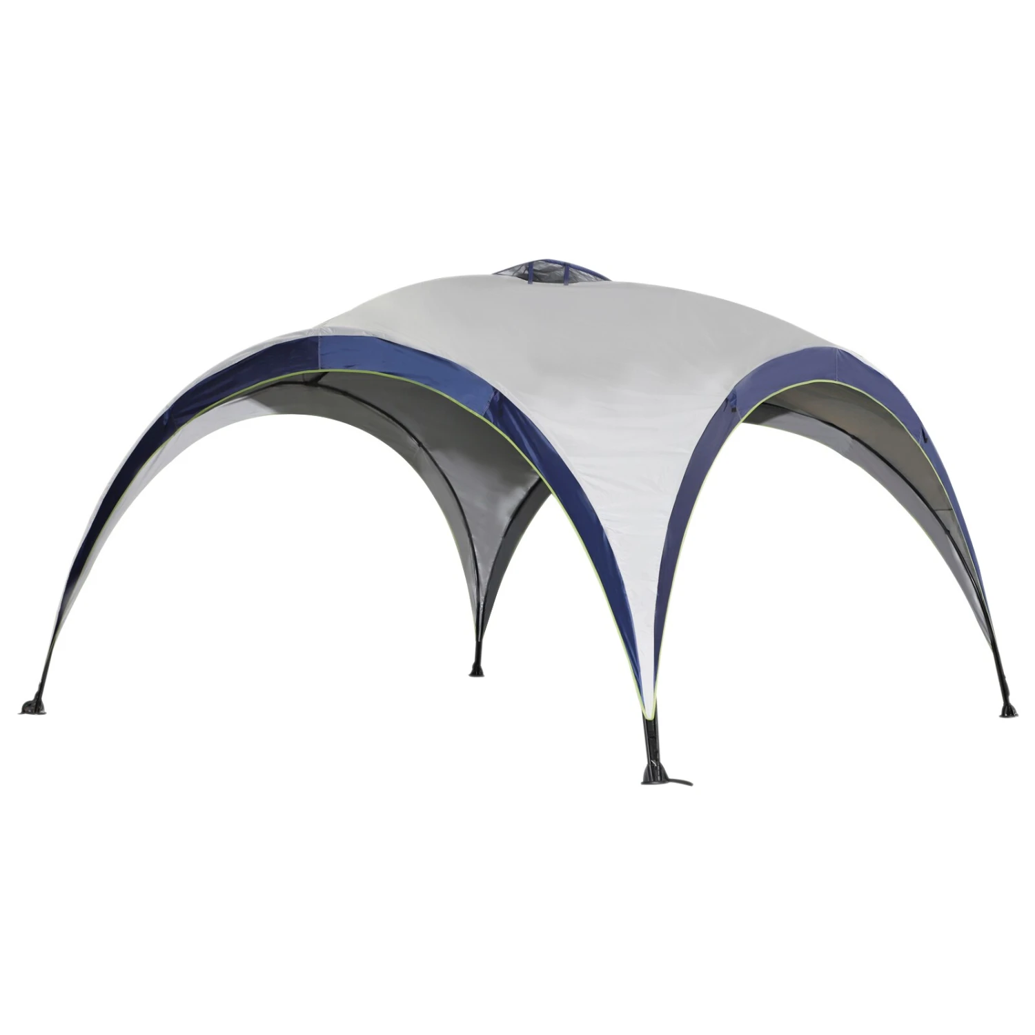 Outsunny Pavillon Grau, Blau 400 X 400 X 250 Cm (LxBxH) | Gartenzelt Partyzelt Festzelt Gartenpavillon 1 Outsunny Pavillon Grau, Blau 400 X 400 X 250 Cm (LxBxH) | Gartenzelt Partyzelt Festzelt Gartenpavillon