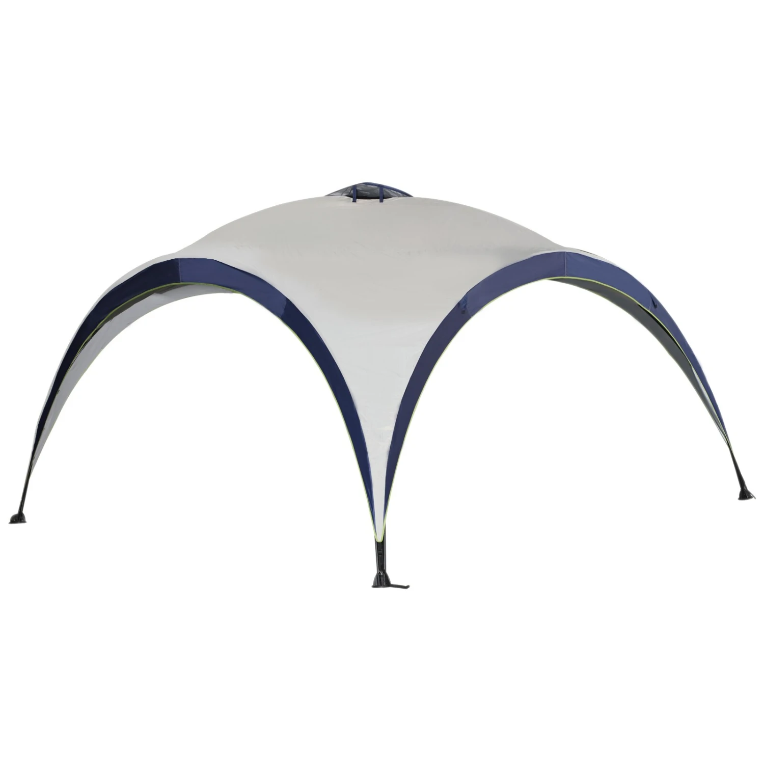 Outsunny Pavillon Grau, Blau 400 X 400 X 250 Cm (LxBxH) | Gartenzelt Partyzelt Festzelt Gartenpavillon 3 Outsunny Pavillon Grau, Blau 400 X 400 X 250 Cm (LxBxH) | Gartenzelt Partyzelt Festzelt Gartenpavillon – Bild 3
