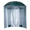 Outsunny Sonnenschirm Mit Seitenwand Grün 2,2 X 2,2 M (ØxH) | Strandschirm Sonnenschutz Gartenschrim Windschutz