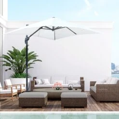 Outsunny Sonnenschirm Mit 5-stufiger Neigung 245L X 245B X 248H Cm | Sonnenschirm Gartenschirm Ampelschirm 9 Outsunny Sonnenschirm Mit 5-stufiger Neigung 245L X 245B X 248H Cm | Sonnenschirm Gartenschirm Ampelschirm -OUTSUNNY Verkäufe 8600336600 84D 051CW prod 004