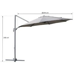 Outsunny Ampelschirm Mit Handkurbel 294 X 248 Cm (ØxH) | Sonnenschirm Kurbelschirm Terrassenschirm Schirm 10 Outsunny Ampelschirm Mit Handkurbel 294 X 248 Cm (ØxH) | Sonnenschirm Kurbelschirm Terrassenschirm Schirm -OUTSUNNY Verkäufe 8600336600 84D 052GY prod 005
