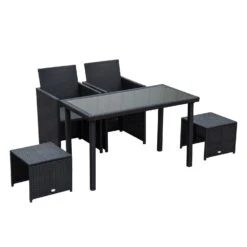 Outsunny Sitzgruppe Aus Polyrattan Geflecht 120L X 60B X 72H Cm | Sitzgruppe Sofagarnitur Gartenset Gartenmöbel Set Gartenmöbel -OUTSUNNY Verkäufe 8600336600 861 015 prod 003