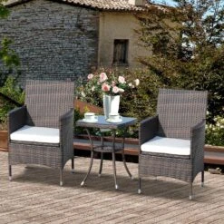 Outsunny Rattan-Sitzgruppe Als 3-teiliges Set | Gartensitzgruppe Mit Beistelltisch, Rattenmöbel 8 Outsunny Rattan-Sitzgruppe Als 3-teiliges Set | Gartensitzgruppe Mit Beistelltisch, Rattenmöbel -OUTSUNNY Verkäufe 8600336600 863 027BN prod 003