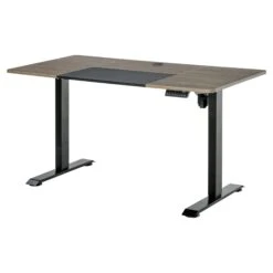 Vinsetto PC-Tisch Elektrisch Höhenverstellbar, LED-Anzeige 140 X 70 X 72-116 Cm (BxTxH) | Arbeitszimmer Computertisch Bürotisch Computerablage