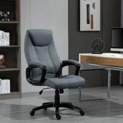 Vinsetto Bürostuhl Mit Massagefunktion Grau 66 X 70 X 114-122 Cm (BxTxH) | Massagesessel Schreibtischstuhl Chefsessel Drehstuhl -OUTSUNNY Verkäufe 8600336600 921 268 prod 004