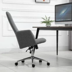 Vinsetto Bürostuhl Ergonomisch Grau 61 X 67 X 112,5-120,5 Cm (BxTxH) | Büromöbel Schreibtischstühl Bürostuhl Drehstuhl -OUTSUNNY Verkäufe 8600336600 921 329 prod 004