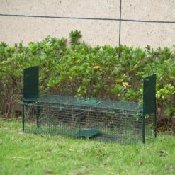 PawHut Marderfalle Wirksame Falle Mit 2 Eingängen, Die Falle Wird Vormontiert Geliefert Und Kann Fast Sofort Eingesetzt Werden Dunkelgrün 100 X 25 X 28 Cm (LxBxH) | Tierfalle Fangfalle Rattenfalle Mausefalle -OUTSUNNY Verkäufe 8600336600 AB0 014 prod 006