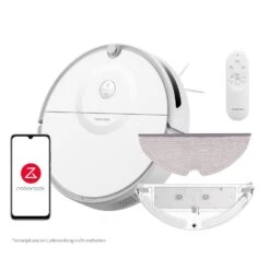 Roborock E5 Saugroboter Saug- Und Wischroboter (Fernbedienung & App-/Sprachsteuerung, 2500PA Saugleistung)