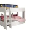 Etagenbett Tam Tam Parisot Inklusive Regale + Bettschubkasten + 2 Lattenrostplatten Weiß