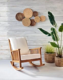 Schaukelstuhl Lina Natur/Weiß -OUTSUNNY Verkäufe 8600342900 5784158 prod 003