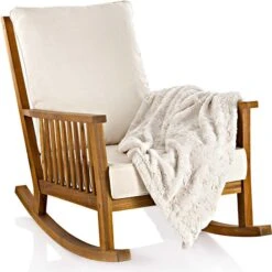 Schaukelstuhl Lina Natur/Weiß -OUTSUNNY Verkäufe 8600342900 5784158 prod 005