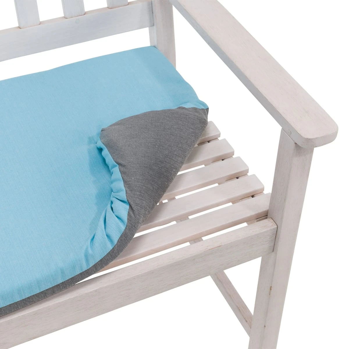 Outdoor-Bank Anker Weiß 3 Outdoor-Bank Anker Weiß – Bild 3