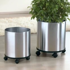 Übertopf-Set, 2-tlg. Modern Silberfarben -OUTSUNNY Verkäufe 8600342900 9120431 prod 003