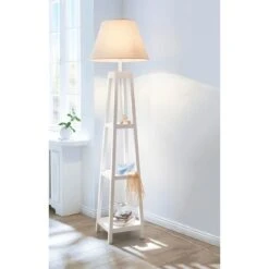 Stehleuchte Chap Weiß