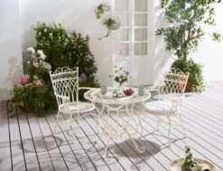 Sitzkissen-Set, 2-tlg. Versailles Hellgrau -OUTSUNNY Verkäufe 8600342900 9361667 prod 003