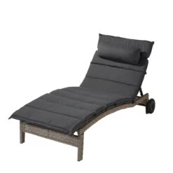 Outdoor-Liege Tino Grau