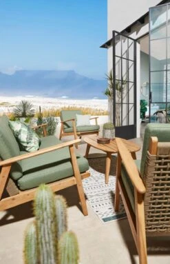 Outdoor-Teppich Greta Grün/Beige 120 X 170 Cm -OUTSUNNY Verkäufe 8600342900 9399179 prod 005