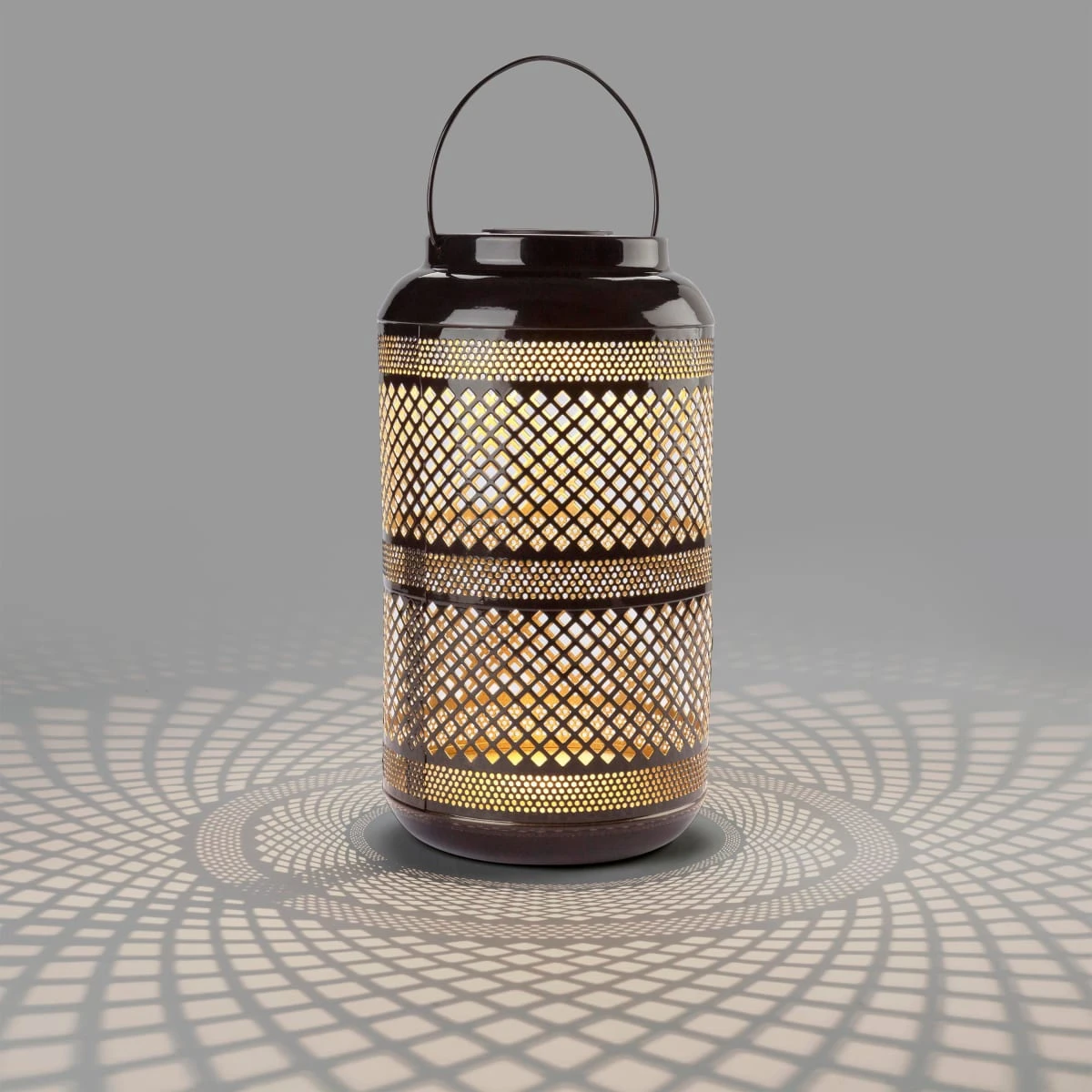 Solarleuchte Chicago Schwarz/Goldfarben 2 Solarleuchte Chicago Schwarz/Goldfarben – Bild 2