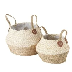 Pflanzkorb, 2-tlg. Mala Natur/Beige
