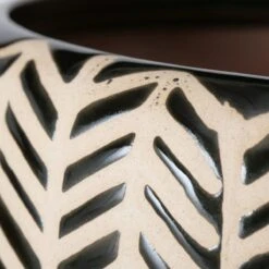 Pflanztopf-Set, 2-tlg. Ivy Schwarz/Beige -OUTSUNNY Verkäufe 8600342900 9443660 prod 004