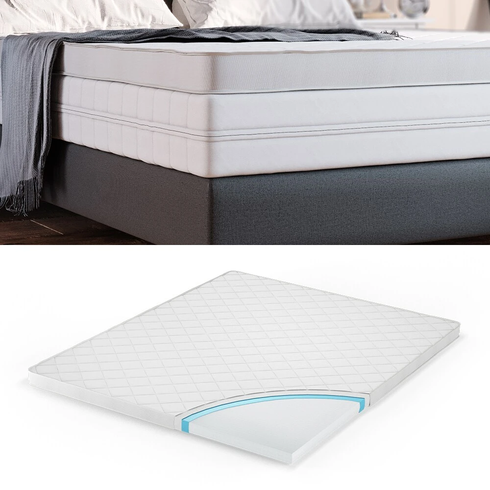 VitaliSpa Elastischer Kaltschaum Topper Matratzenauflage Matratzentopper 140x200 1 VitaliSpa Elastischer Kaltschaum Topper Matratzenauflage Matratzentopper 140x200