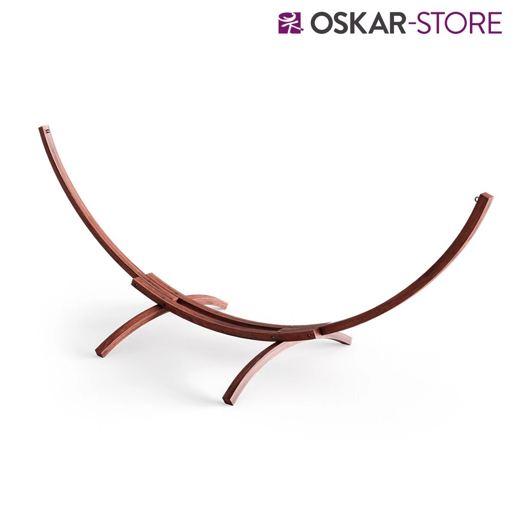 Oskar Hängemattengestell 350cm XXL Holzgestell Hängemattenständer Gartenliege 2 Oskar Hängemattengestell 350cm XXL Holzgestell Hängemattenständer Gartenliege – Bild 2