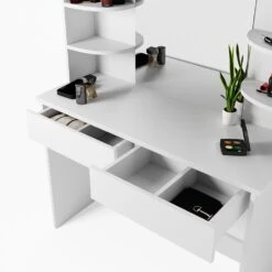 Vicco Schminktisch Charlotte Frisiertisch Kommode Frisierkommode Spiegel Weiß -OUTSUNNY Verkäufe 8600343700 26500 prod 006