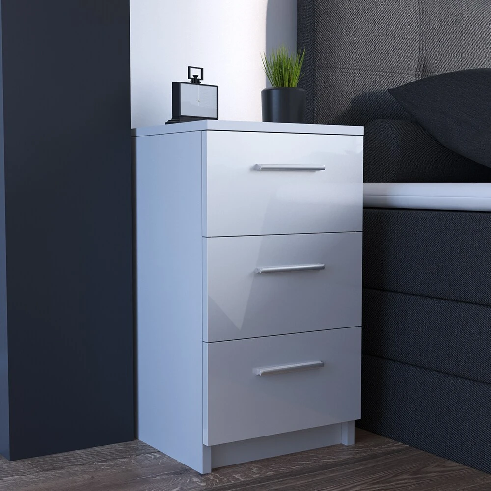 VICCO Nachttisch Für Boxspringbett Nachtschrank Nachtkommode Kommode Schrank 5 VICCO Nachttisch Für Boxspringbett Nachtschrank Nachtkommode Kommode Schrank – Bild 5