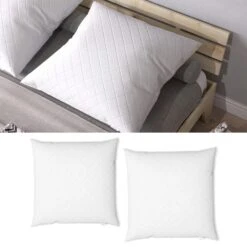 VitaliSpa Kopfkissen Microfaser Bettkissen Für Allergiker Geeignet Set 80x80 Cm