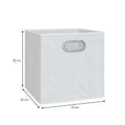 VICCO 2er Set Faltbox 30x30 Cm Weiß Faltkiste Aufbewahrungsbox Regalbox Box -OUTSUNNY Verkäufe 8600343700 28648 prod 003