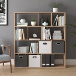 VICCO 2er Set Faltbox 30x30 Cm Weiß Faltkiste Aufbewahrungsbox Regalbox Box -OUTSUNNY Verkäufe 8600343700 28648 prod 004