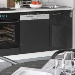 Vicco Küche 270 Cm Küchenzeile Küchenblock Einbauküche Anthrazit Hochglanz -OUTSUNNY Verkäufe 8600343700 28654 prod 005