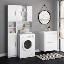 VICCO Anstellschrank LUIS Waschmaschinenschrank Badmöbel Badschrank Hochschrank -OUTSUNNY Verkäufe 8600343700 29417 prod 004
