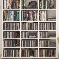 VICCO Medienregal JUKEBOX Weiß Matt CD DVD Bluray Regal Standregal Regalwand 10 VICCO Medienregal JUKEBOX Weiß Matt CD DVD Bluray Regal Standregal Regalwand -OUTSUNNY Verkäufe 8600343700 29912 prod 005