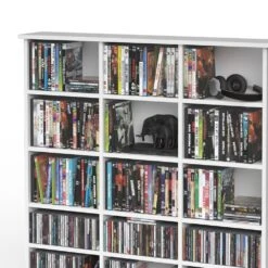 VICCO Medienregal JUKEBOX Weiß Matt CD DVD Bluray Regal Standregal Regalwand 11 VICCO Medienregal JUKEBOX Weiß Matt CD DVD Bluray Regal Standregal Regalwand -OUTSUNNY Verkäufe 8600343700 29912 prod 006