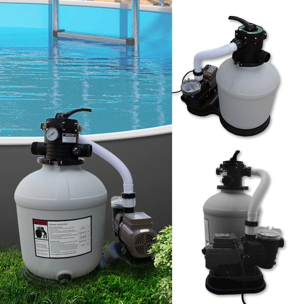 Sandfilteranlage Sandfilter Zeitschaltuhr 24h Timer 13,2m³ Poolfilter Pool Pumpe 2 Sandfilteranlage Sandfilter Zeitschaltuhr 24h Timer 13,2m³ Poolfilter Pool Pumpe – Bild 2