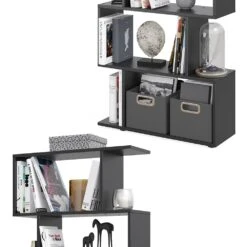 VICCO Raumteiler LEVIO 6 Fächer Schwarz Bücherregal Standregal Aktenregal Hochregal Regal 11 VICCO Raumteiler LEVIO 6 Fächer Schwarz Bücherregal Standregal Aktenregal Hochregal Regal -OUTSUNNY Verkäufe 8600343700 30162 prod 006