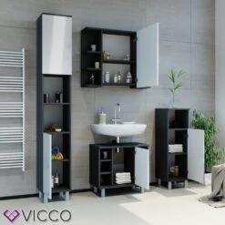 VICCO Spiegelschrank FYNN 80 X 64 Cm Anthrazit - Badezimmerspiegel Spiegel Hängespiegel Badspiegel 9 VICCO Spiegelschrank FYNN 80 X 64 Cm Anthrazit - Badezimmerspiegel Spiegel Hängespiegel Badspiegel -OUTSUNNY Verkäufe 8600343700 30173 prod 004