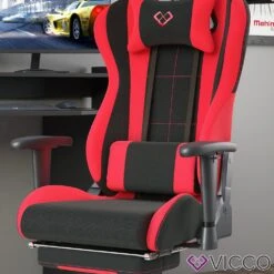 VICCO Gamingstuhl ALPHA Schwarz Rot Bürostuhl Schreibtischstuhl Drehstuhl Sport 11 VICCO Gamingstuhl ALPHA Schwarz Rot Bürostuhl Schreibtischstuhl Drehstuhl Sport -OUTSUNNY Verkäufe 8600343700 30531 prod 005
