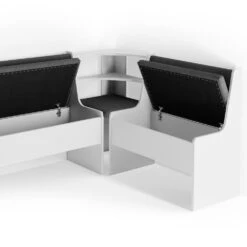 VICCO Eckbankgruppe ROMAN Weiß Esszimmergruppe Sitzgruppe Küchensitzgruppe -OUTSUNNY Verkäufe 8600343700 30773 prod 006