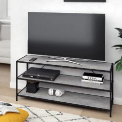 VICCO Loft Fernsehtisch FYRK TV Lowboard Schrank Board Regal 120x53x40 Cm Beton 11 VICCO Loft Fernsehtisch FYRK TV Lowboard Schrank Board Regal 120x53x40 Cm Beton -OUTSUNNY Verkäufe 8600343700 31037 prod 006