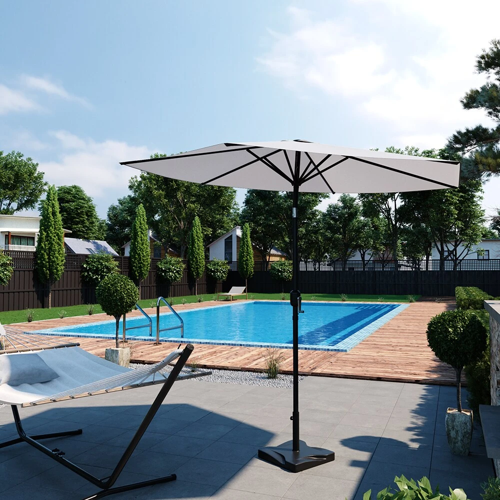 Oskar Sonnenschirmständer 20kg Schirmfuß Schirmhalter Schirmständer Beton Garten 4 Oskar Sonnenschirmständer 20kg Schirmfuß Schirmhalter Schirmständer Beton Garten – Bild 4